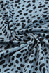 Cheetah Print O-Neck Short Sleeve T Shirt