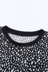 Cheetah Print O-Neck Short Sleeve T Shirt