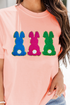 Chenille Bunny Patch Short Sleeve Graphic Shirt