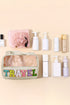 Chenille Letter Patch Clear Travel Cosmetic Makeup Bag