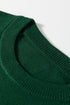 Chenille Patch Graphic Raglan Sleeve Pullover Sweater