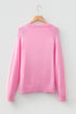 Chenille Patch Graphic Raglan Sleeve Pullover Sweater