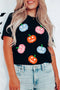 Chenille Patch Short Sleeve Graphic Tee Shirt