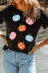 Chenille Patch Short Sleeve Graphic Tee Shirt