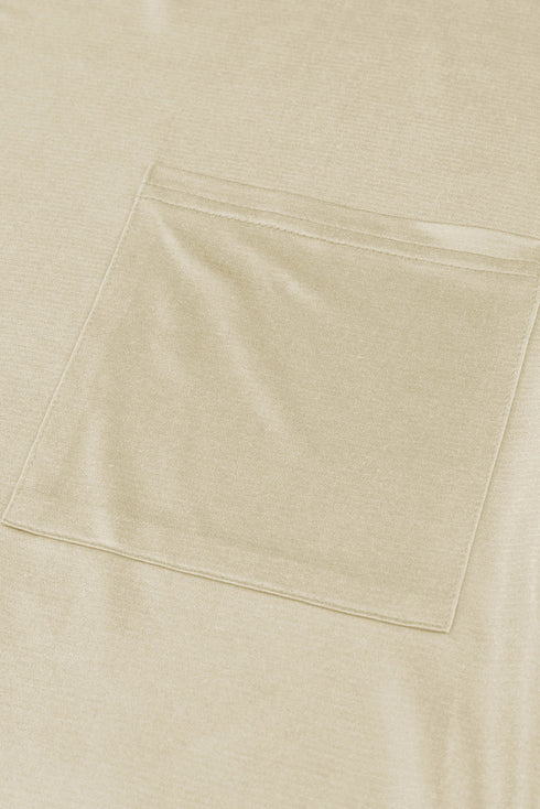 Chest Pocket Loose Fit Short Sleeve T Shirt