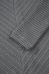 Chevron Texture Patchwork V Neck Long Sleeve Knit Top