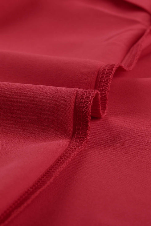 Chic Boho V Neckline Half Sleeve Blouse