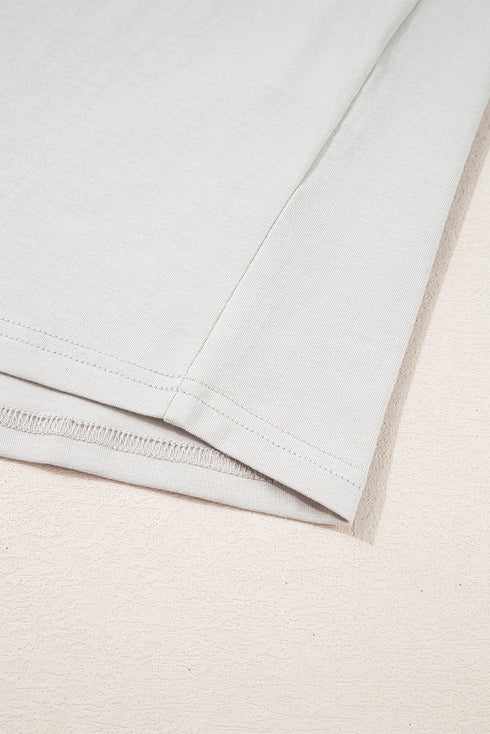 Chic Bow Graphic Oversized Drop Shoulder Comfort Fit Tunic Tee