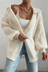 Chic Lapel Collar Drop Shoulder Buttoned Cardigan