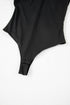 Chic Pleated Asymmetrical One Shoulder Bodysuit
