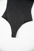 Chic Pleated Asymmetrical One Shoulder Bodysuit