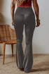 Chic V Shape High Waist Flared Leggings
