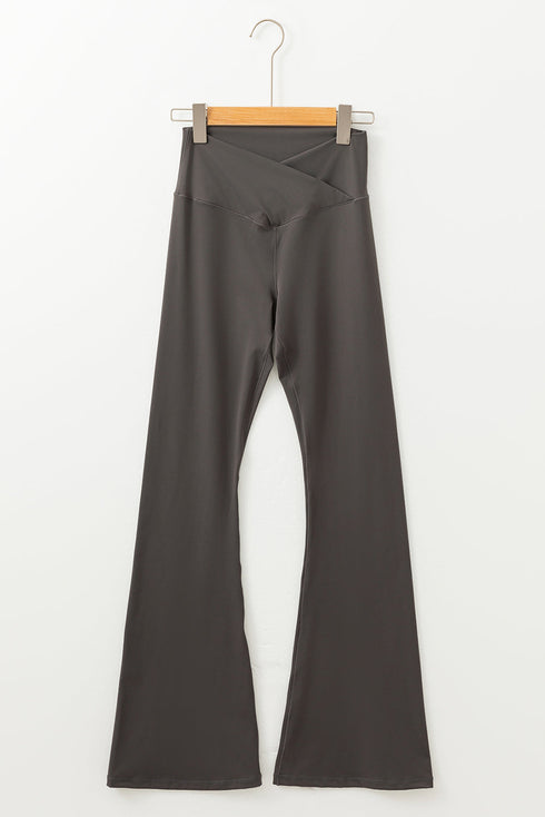 Chic V Shape High Waist Flared Leggings