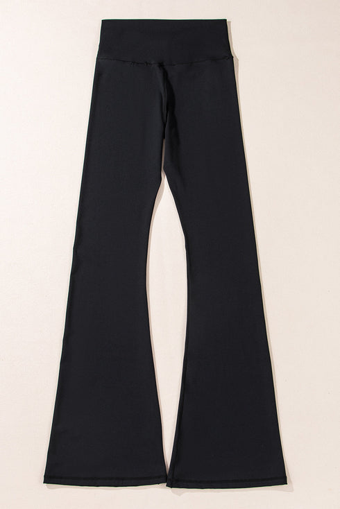 Chic V Shape High Waist Flared Leggings