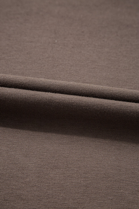 Chicory Coffee Honky Tonk Honey Graphic Crew Neck Western Fashion Tee