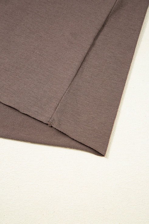 Chicory Coffee Honky Tonk Honey Graphic Crew Neck Western Fashion Tee