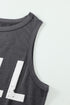 Chill Graphic Print Tank Top
