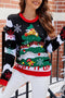 Christmas Holiday Vibe Round Neck Sweater