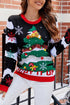 Christmas Holiday Vibe Round Neck Sweater