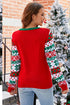 Christmas Holiday Vibe Round Neck Sweater