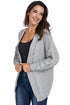 Chunky Cable Knit Open Front Slouchy Cardigan