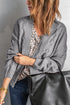 Chunky Cable Knit Open Front Slouchy Cardigan