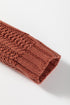 Chunky Cable Knit Oversized Crew Neck Pullover Sweater