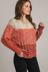 Chunky Confetti Cable Knit Crew Neck Sweater