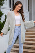 Chunky Oversize Knit Drop Shoulder Puff Sleeve Cardigan