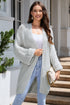 Chunky Oversize Knit Drop Shoulder Puff Sleeve Cardigan
