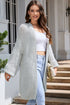 Chunky Oversize Knit Drop Shoulder Puff Sleeve Cardigan