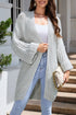 Chunky Oversize Knit Drop Shoulder Puff Sleeve Cardigan