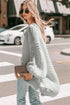Chunky Oversize Knit Drop Shoulder Puff Sleeve Cardigan