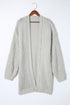 Chunky Oversize Knit Drop Shoulder Puff Sleeve Cardigan