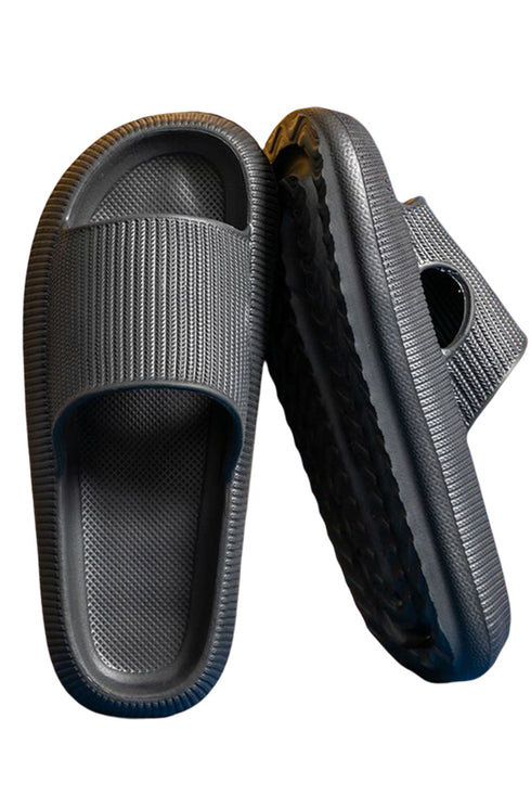 Chunky Platform Hollow Out Ventilated Slide Slippers
