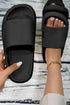 Chunky Platform Hollow Out Ventilated Slide Slippers