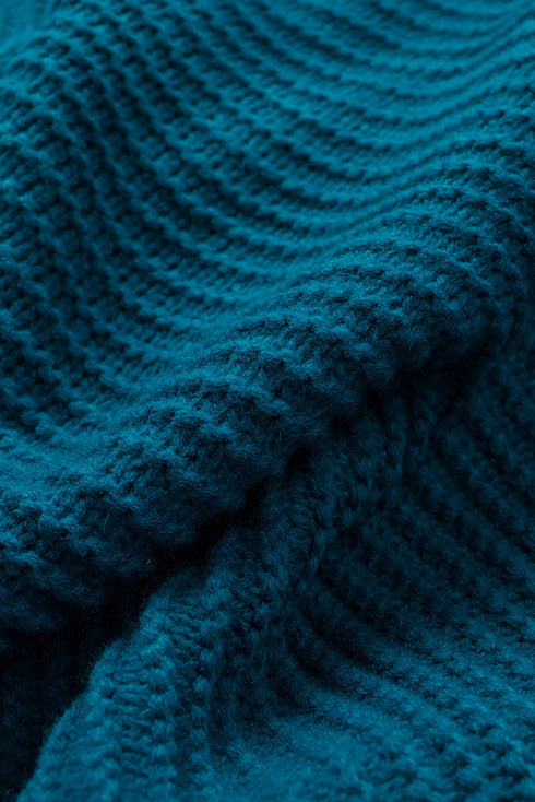 Chunky Wide Long Sleeve Knit Cardigan