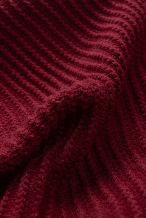 Chunky Wide Long Sleeve Knit Cardigan