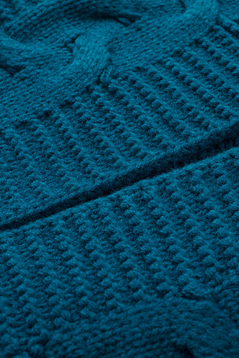 Chunky Wide Long Sleeve Knit Cardigan