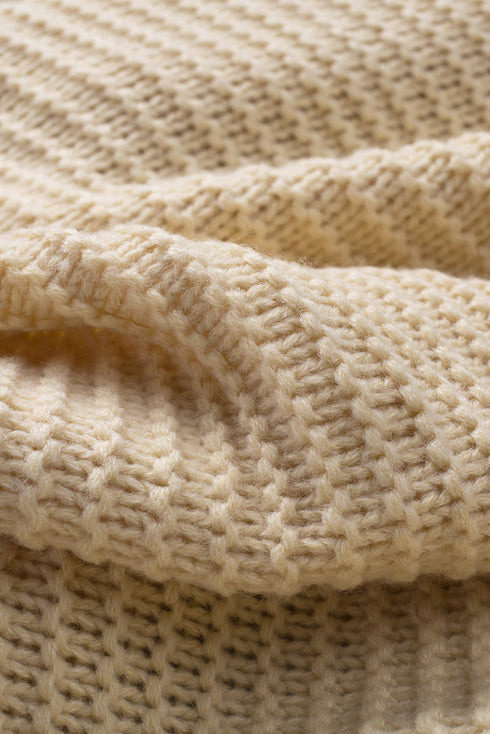 Chunky Wide Long Sleeve Knit Cardigan