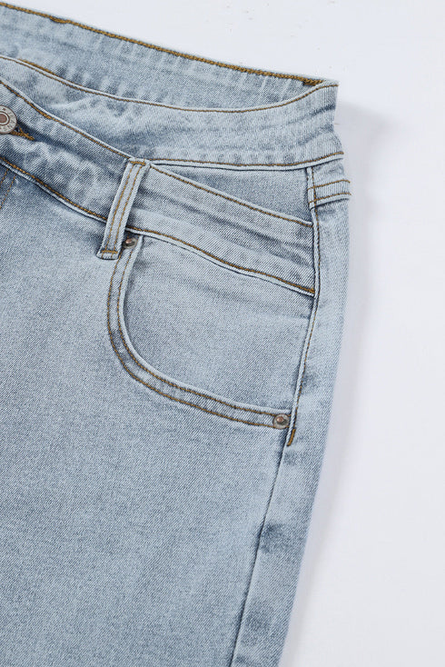 Cityscape Cool Mid Rise Relaxed Fit Wide Leg Denim Jeans