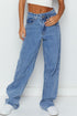 Cityscape Cool Mid Rise Relaxed Fit Wide Leg Denim Jeans