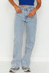 Cityscape Cool Mid Rise Relaxed Fit Wide Leg Denim Jeans
