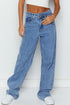 Cityscape Cool Mid Rise Relaxed Fit Wide Leg Denim Jeans
