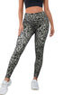 Classic All Over Leopard Print Active Leggings