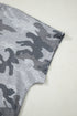 Classic Camouflage Print Short Sleeve Jersey T Shirt