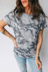Classic Camouflage Print Short Sleeve Jersey T Shirt