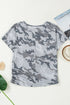 Classic Camouflage Print Short Sleeve Jersey T Shirt