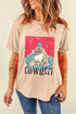 Classic Fit Cowgirl Rodeo Western Graphic Tee