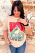 Classic Fit Cowgirl Rodeo Western Graphic Tee